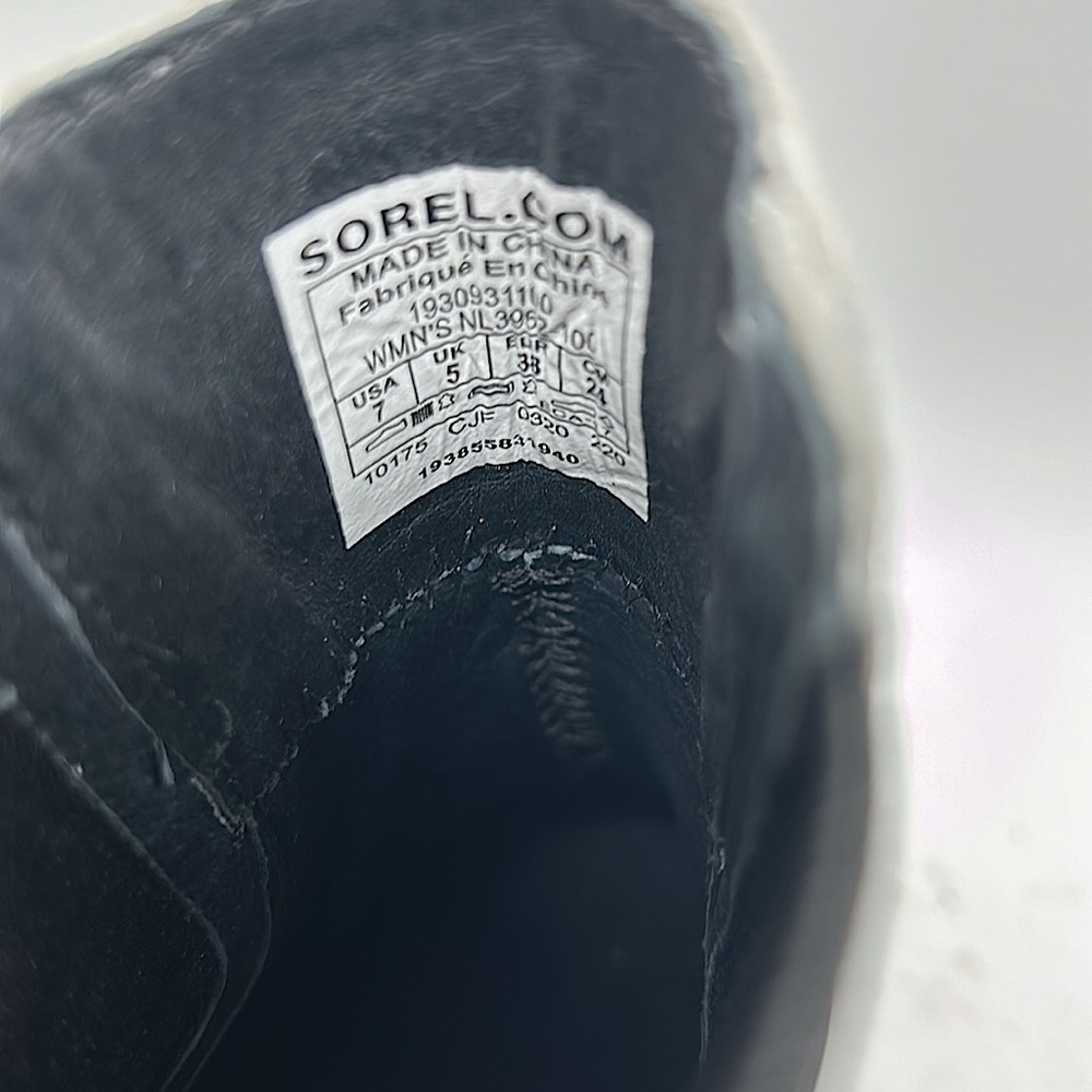Sorel Joan Uptown Waterproof Leather Chelsea Ankle Boots Shoes **Size 7** 🌸🌸 - Picture 8 of 11
